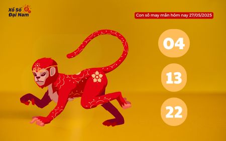 Con số may mắn hôm nay 27/05/2025 theo tuổi Thân