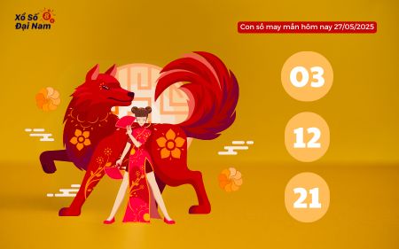 Con số may mắn hôm nay 27/05/2025 theo tuổi Tuất